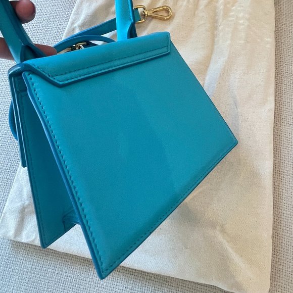 Jacquemus Bags New Jacquemus Le Chiquito Moyen Blue Turquoise Leather Bag Poshmark